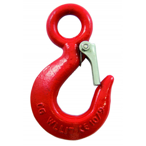Grade 8 eye hook with safety latch SIMA