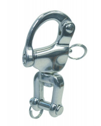 Snap shackle with swivel shackle