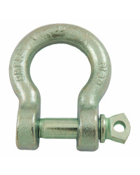 Standard bow shackle with screw pin