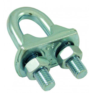 U-shaped standard wire rope grip