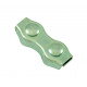 Duplex wire rope grip