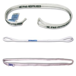 One-way textile sling
