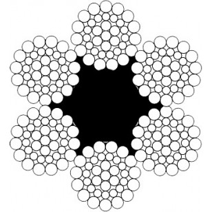 Câble classe 6 x 36 WS AT 