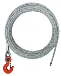 Rope for wire rope winch