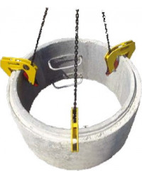 Three hooks clamp for manhole