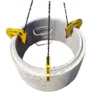 Three hooks clamp for manhole