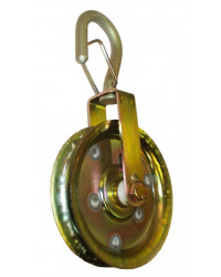 Simple yoke pulley for rope