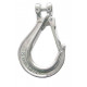 Clevis hook with safety latch