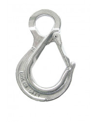 Eye hook with safety latch