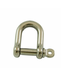 Dee shackle with screw pin