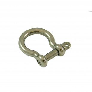 Dee shackle with screw pin