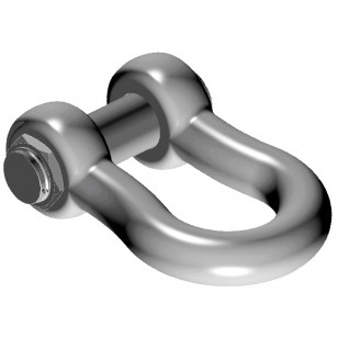 Heavy duty bow shackle