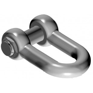 Heavy duty dee shackle