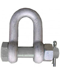 Dee shackle with safety bolt - Import