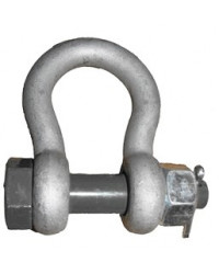 Bow shackle with safety bolt - Import