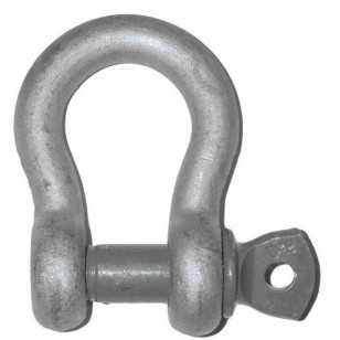 Bow shackle with screw pin - Import