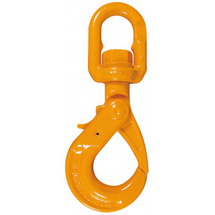 Grade 8 self locking swivel hook