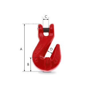 Clevis shortening hook grade 8