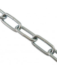 Short links galvanised chain