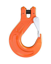 Grade 10 clevis hook with safety latch