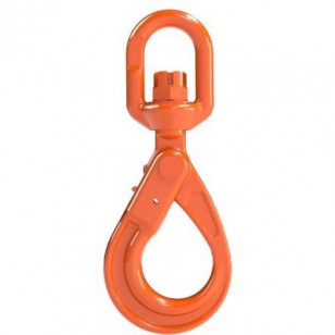 Grade 10 self locking swivel hook