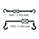 Sangle d’arrimage TMU 5000 daN 